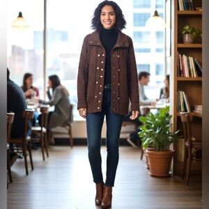 NWOT-Free People Cardigan | Size: Medium (women)  | Color:  Brown